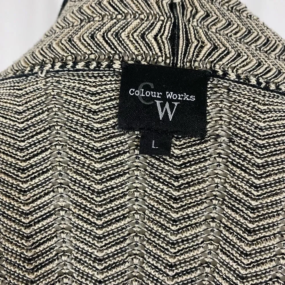 Colour Works Open Front Cardigan - Picture 7 of 7